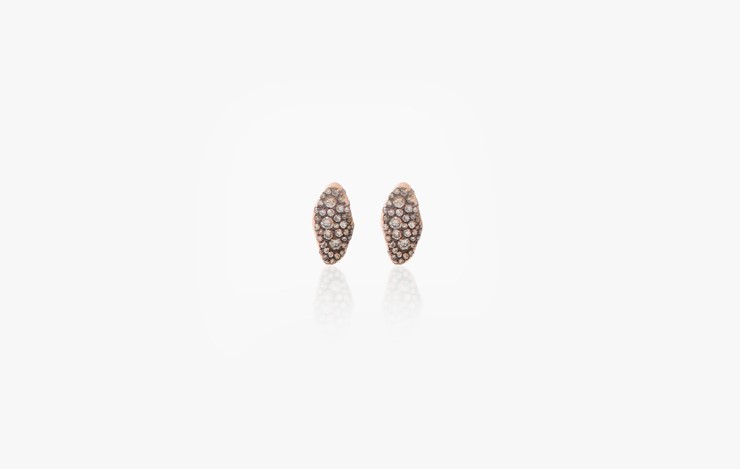 BABY MALAK FLOURISH FULL MINI MARQUISE EARRINGS